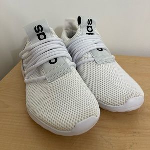 Lightly Used White Adidas Cloudfoam Running Shoes Men’s Size 8